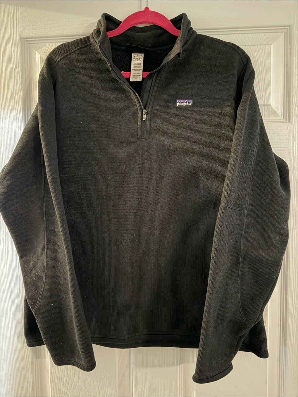 Patagonia Black Half-Zip Fleece Pullover